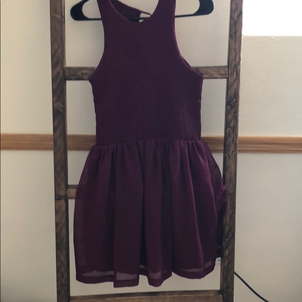 Purple dress